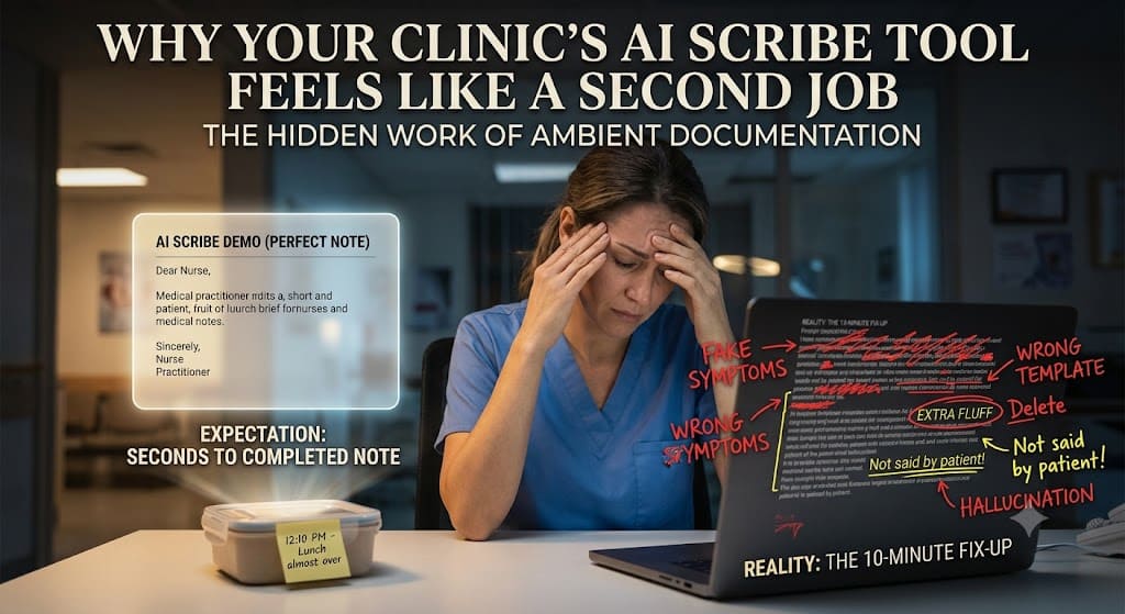 Why Your Clinic's AI Scribe Tool Feels Like a Second Job